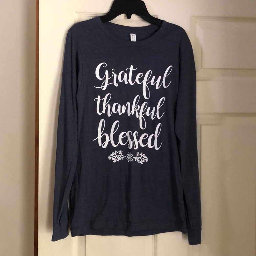 Long sleeved graphic T-shirt